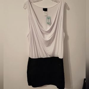 Torrid size 2 black and white dress